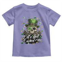 Lets Get Lucked Up Toddler T Shirt Lucky Skeleton St Patricks Day