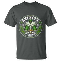 Lets Get Lucked Up T Shirt Funny Saint Patricks Day Lucky Drinking