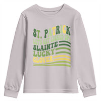 Lets Get Lucked Up Youth Sweatshirt Funny St Patricks Day