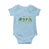 Just A Lucky Goose Baby Onesie Funny St Patricks Day Irish Gift
