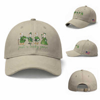 Just A Lucky Goose Baseball Cap Funny St Patricks Day Irish Gift