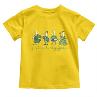 Just A Lucky Goose Toddler T Shirt Funny St Patricks Day Irish Gift