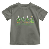 Just A Lucky Goose Toddler T Shirt Funny St Patricks Day Irish Gift