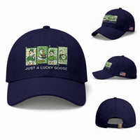 Just A Lucky Goose Baseball Cap Funny Irish Crew St Patricks Day