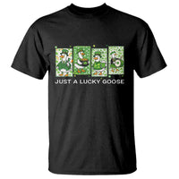 Just A Lucky Goose T Shirt Funny Irish Crew St Patricks Day