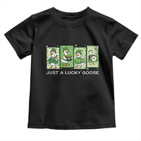 Just A Lucky Goose Toddler T Shirt Funny Irish Crew St Patricks Day