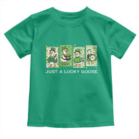 Just A Lucky Goose Toddler T Shirt Funny Irish Crew St Patricks Day