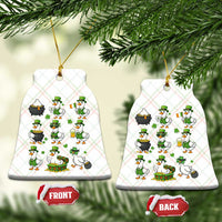 St Patricks Day Goose Crew Irish Celebration Ceramic Ornament
