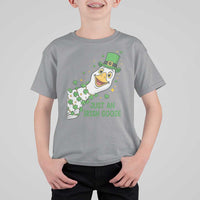 Just An Irish Goose T Shirt For Kid Funny St Patricks Day