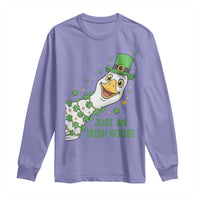 Just An Irish Goose Long Sleeve Shirt Funny St Patricks Day