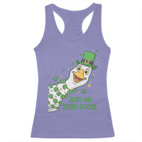 Just An Irish Goose Racerback Tank Top Funny St Patricks Day