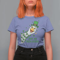 Just An Irish Goose T Shirt For Women Funny St Patricks Day