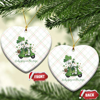 Lucky Goose On The Loose Ceramic Ornament St Patricks Day Irish Pride
