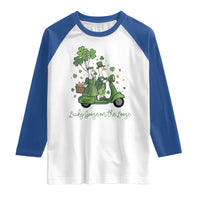 Lucky Goose On The Loose Raglan Shirt St Patricks Day Irish Pride