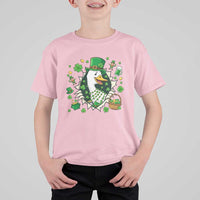Funny Silly Irish Goose T Shirt For Kid St Patricks Day Celebration