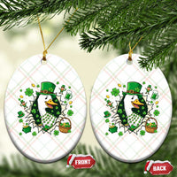 Funny Silly Irish Goose Ceramic Ornament St Patricks Day Celebration