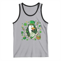 Funny Silly Irish Goose Tank Top St Patricks Day Celebration