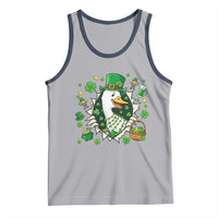 Funny Silly Irish Goose Tank Top St Patricks Day Celebration