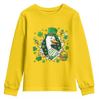 Funny Silly Irish Goose Youth Sweatshirt St Patricks Day Celebration