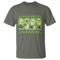 Funny Silly Irish Goose T Shirt St Patricks Day Goose Lover Gift