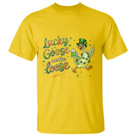 Retro Clover Duck T Shirt Lucky Goose On The Loose