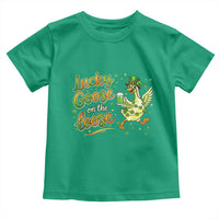 Retro Clover Duck Toddler T Shirt Lucky Goose On The Loose