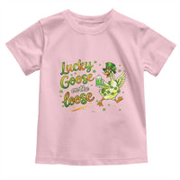 Retro Clover Duck Toddler T Shirt Lucky Goose On The Loose