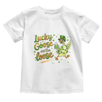 Retro Clover Duck Toddler T Shirt Lucky Goose On The Loose