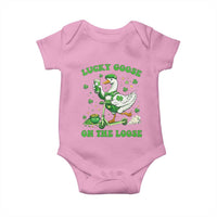Funny Irish Goose Lover Baby Onesie Lucky Goose On The Loose