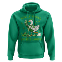 Funny Irish Goose Lover Hoodie Lucky Goose On The Loose