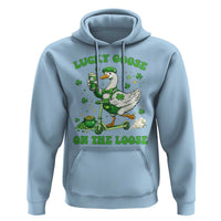 Funny Irish Goose Lover Hoodie Lucky Goose On The Loose