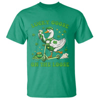 Funny Irish Goose Lover T Shirt Lucky Goose On The Loose