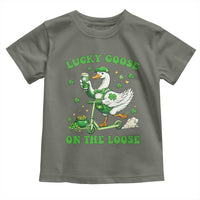 Funny Irish Goose Lover Toddler T Shirt Lucky Goose On The Loose