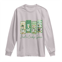 Just A Lucky Goose Nurse Long Sleeve Shirt St Patricks Day Gift