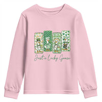 Just A Lucky Goose Nurse Youth Sweatshirt St Patricks Day Gift