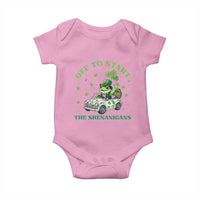 Off To Start The Shenanigans Baby Onesie St Patricks Day Frog