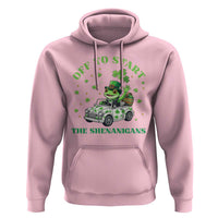 Off To Start The Shenanigans Hoodie St Patricks Day Frog
