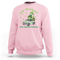Off To Start The Shenanigans Sweatshirt St Patricks Day Frog