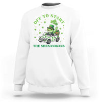 Off To Start The Shenanigans Sweatshirt St Patricks Day Frog
