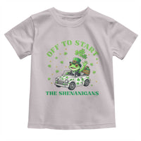 Off To Start The Shenanigans Toddler T Shirt St Patricks Day Frog