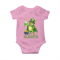 Funny Slainte Irish Frog Beer St Patricks Day Baby Onesie