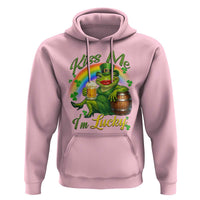 Funny Kiss Me I Am Lucky Hoodie St Patricks Day Frog