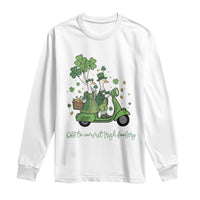 Funny Silly Irish Goose Long Sleeve Shirt Off To Commit Irish Foolery