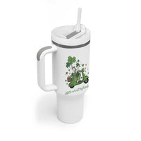 Funny Silly Irish Goose Tumbler With Handle Off To Commit Irish Foolery