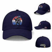 Funny Patriotic Mothman Baseball Cap West Virginia Cryptid Lover Gift