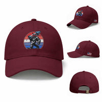 Funny Patriotic Mothman Baseball Cap West Virginia Cryptid Lover Gift