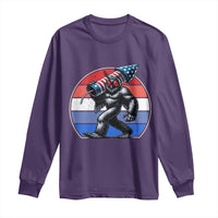 Funny Patriotic Mothman Long Sleeve Shirt West Virginia Cryptid Lover Gift