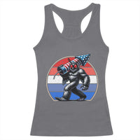 Funny Patriotic Mothman Racerback Tank Top West Virginia Cryptid Lover Gift