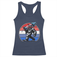 Funny Patriotic Mothman Racerback Tank Top West Virginia Cryptid Lover Gift