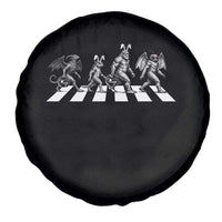 Funny Easter Cryptid Walk Spare Tire Cover Bigfoot Mothman Jersey Devil Chupacabra